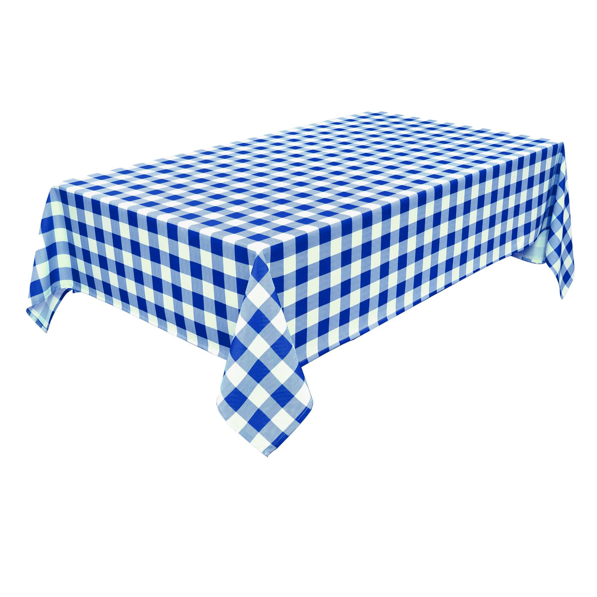 Classic Gingham Plaid Tablecloth Fabric