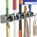 Mop and Broom Holder Organzier Wall Hanging Mount