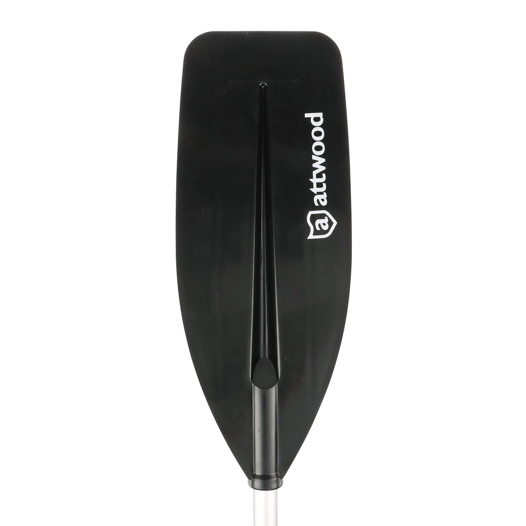 Attwood 11765-1 Canoe Paddle, Aluminum and Plastic, 5-Feet Long, Black Blade, Ergonomic Grip