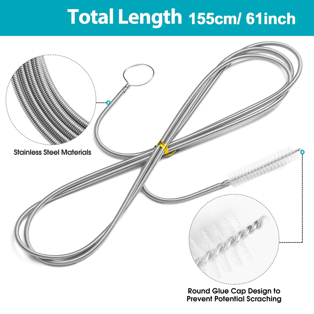 Extra Thick Drain Brush with Stronger Spring 61