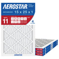 Air Filter 15x25x1 MERV 11 AC Filter (4 Count)