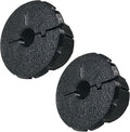 1/2 inch,3/4 inch,1 inch Wall Grommet for Starlink Cables,Starlink Cable Routing Kit,Star Link Accessories,(Black,1 inch,2 Packs)
