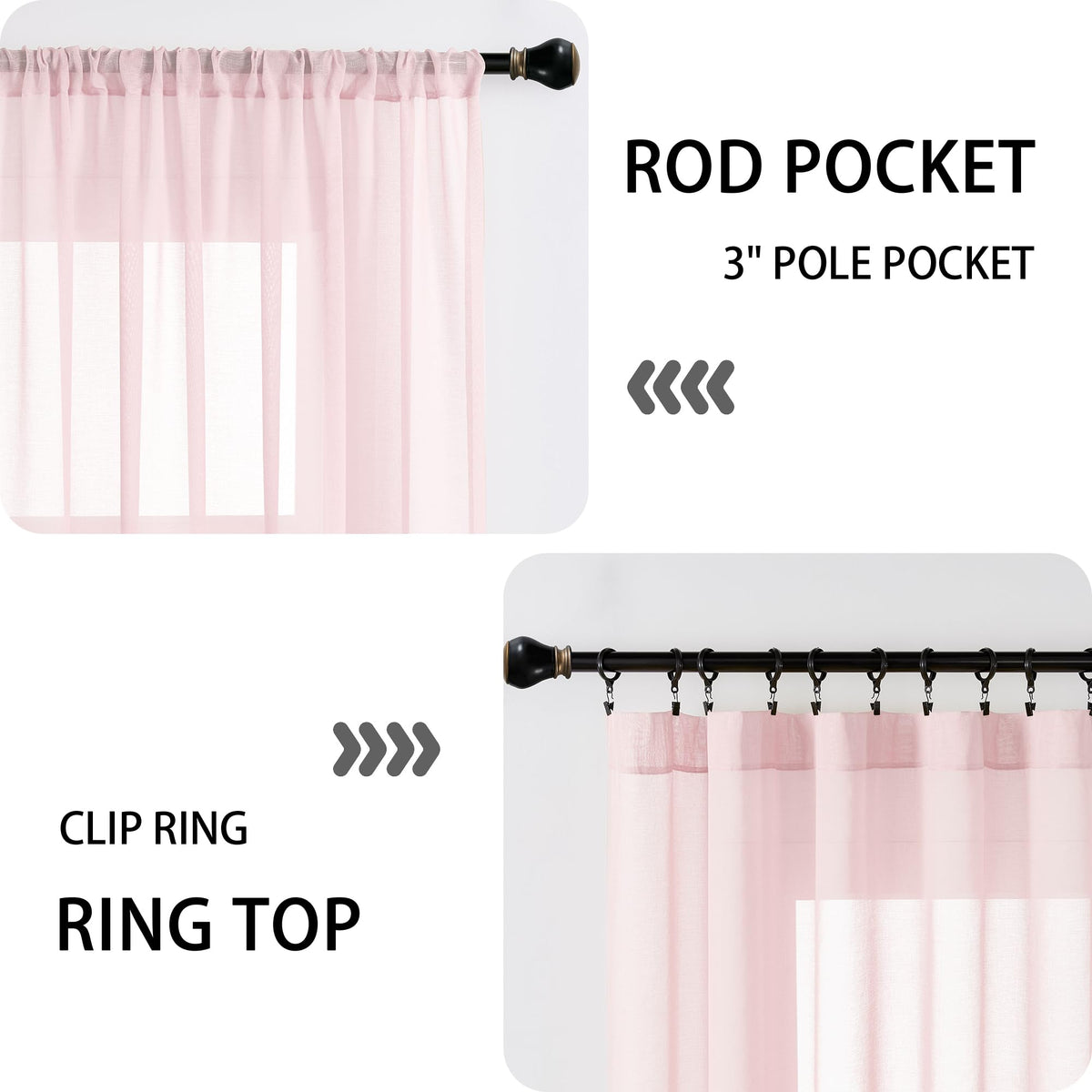 Small Sheer Door Curtain Closet Linen Textured Curtain Sheers Doorway Light Filtering Voile French Door Rod Pocket Curtains Patio Glass Doors