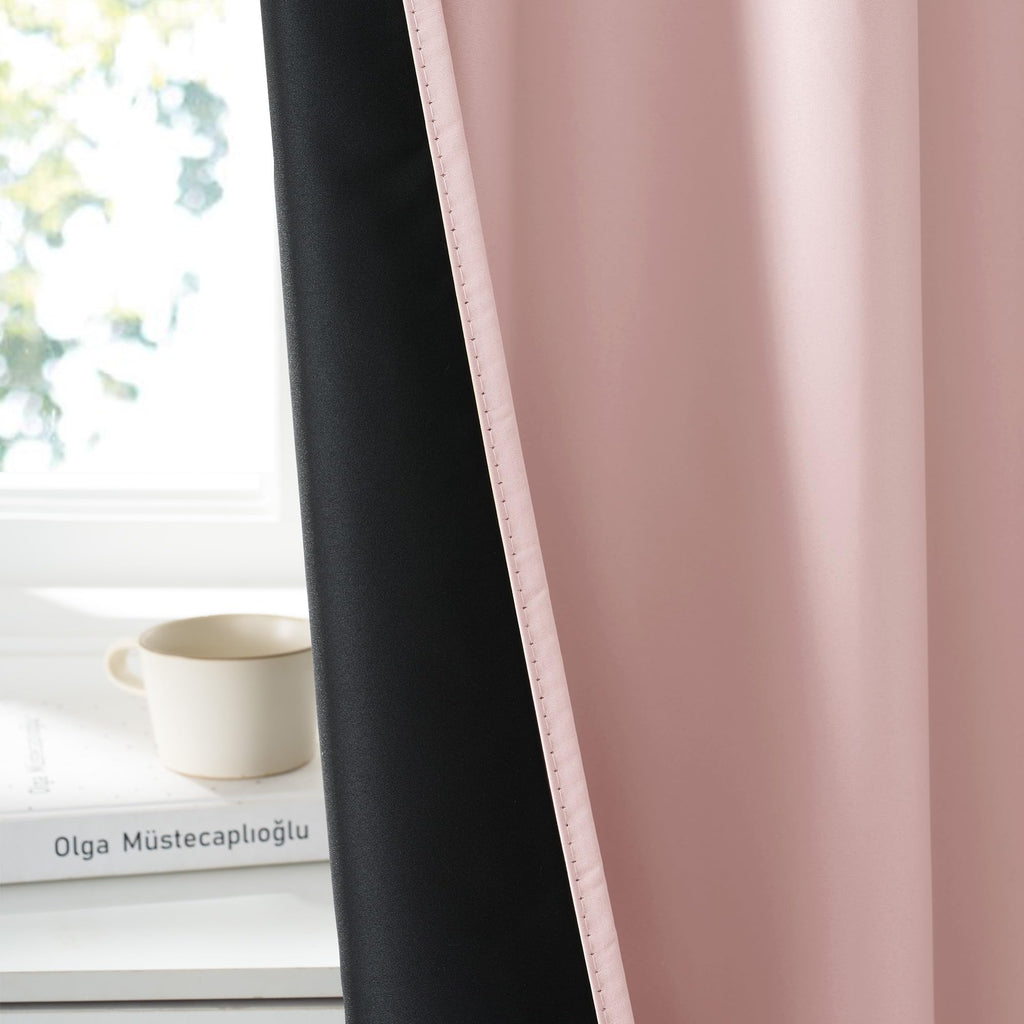100% Blackout Basement Curtains 24 inches Long (2 Count)