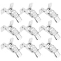 10pcs Wall Mounted Broom Gripper and Mop Holder Clips Heavy Duty Utility Hooks for Home Organization and Cleaning Tool Storage