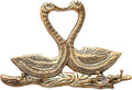 Indian Shelf 33lb. Swan Vintage Wall Hooks for Keys Decorative Gold Key Holder Antique Kids Wall Hooks Heavy Duty Coat Hook Brass Backpack Hanger