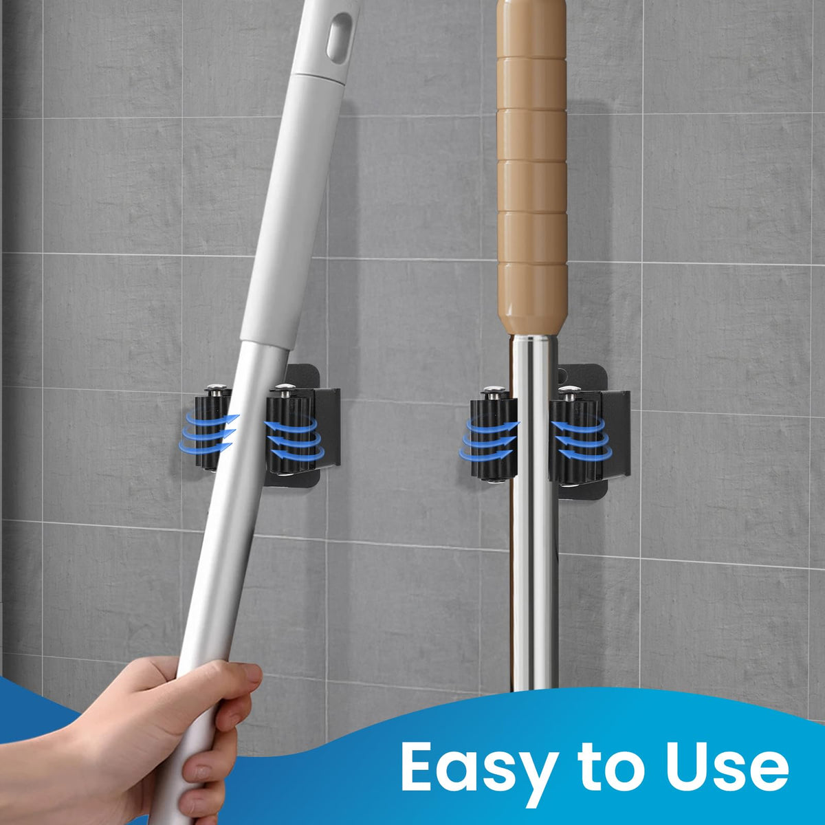Broom Holder Wall Mount (7 Count)