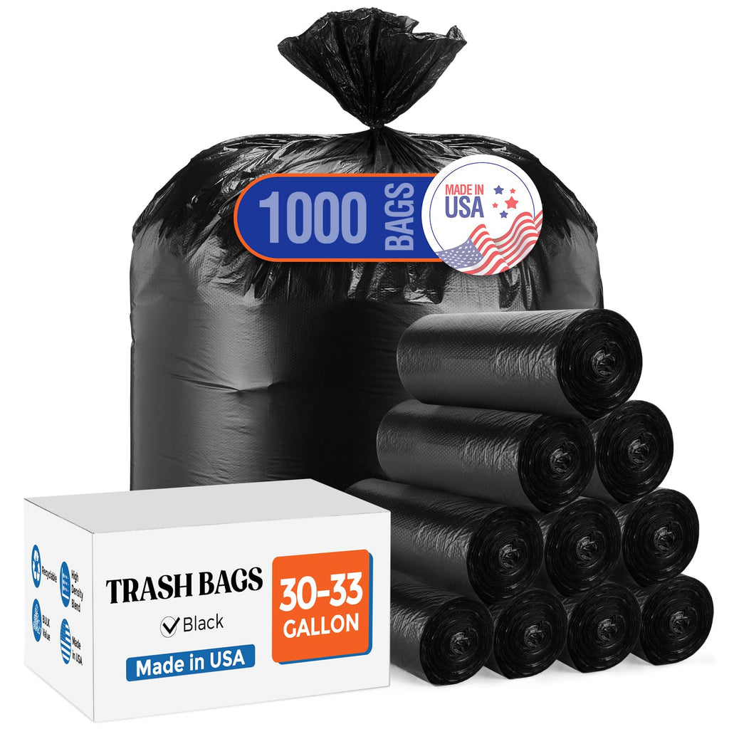 30 33 Gallon Trash Bags (1000 Count)