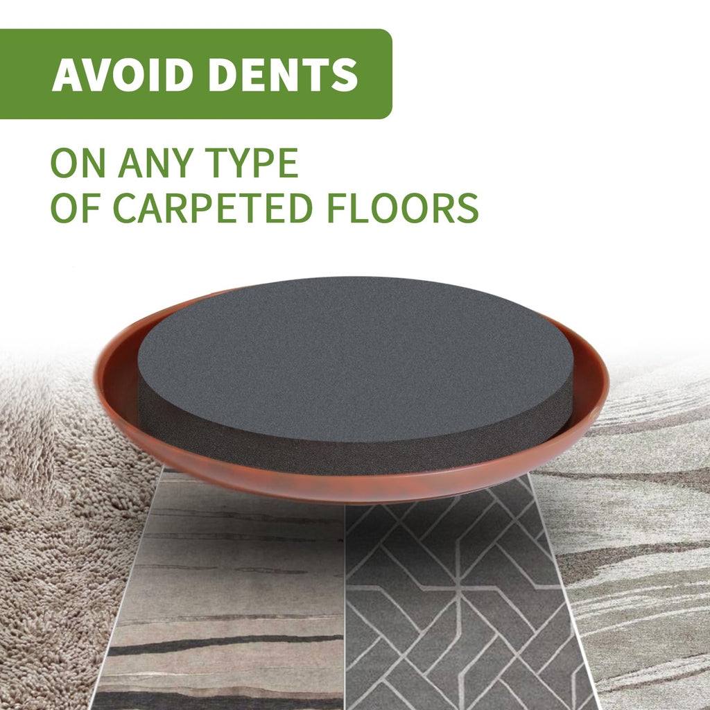 Furniture Sliders for Carpet 8 PCS (8 Count)