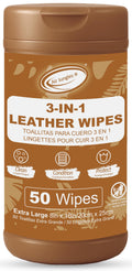 3in1 Leather Wipes 50 Count