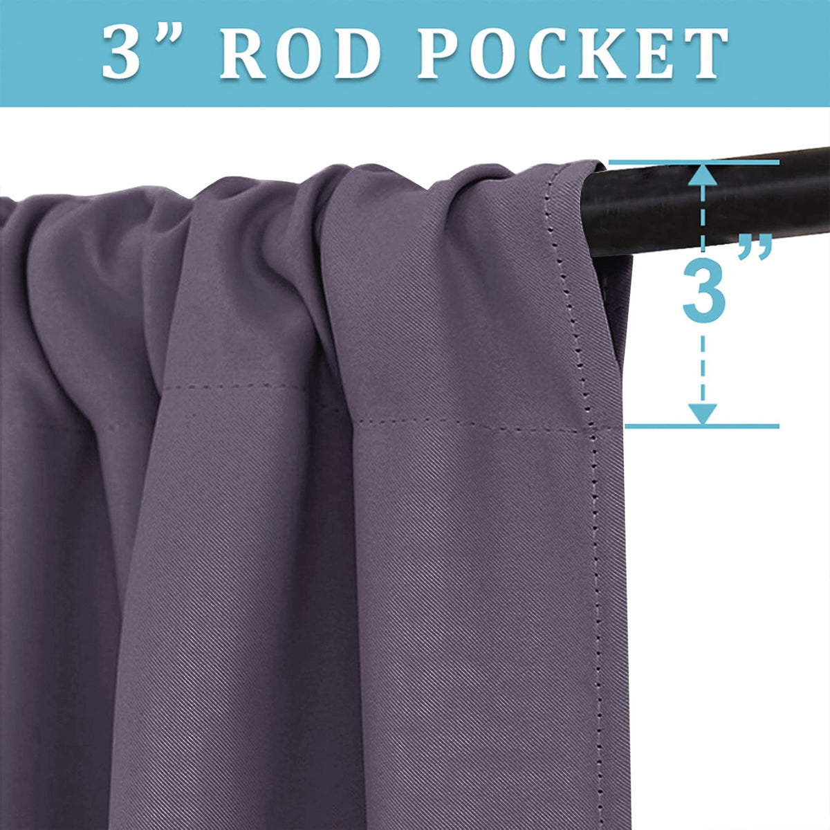 Small Window Curtains 45 inches Length for Kitchen Cafe Bathroom
