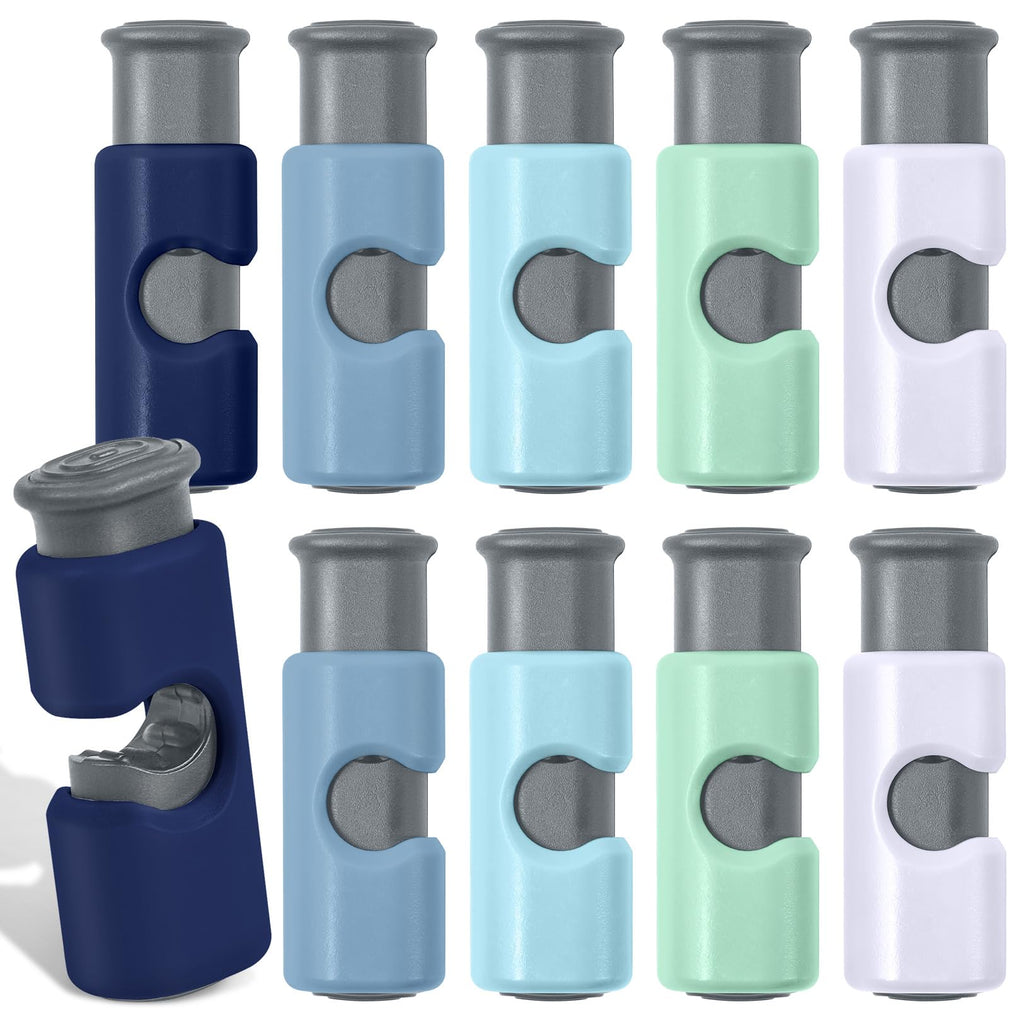 10 Pack Squeeze and Lock Bread Bag Clips