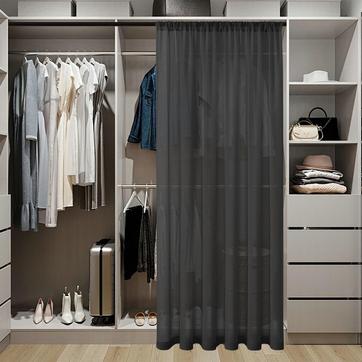 Small Sheer Door Curtain Closet Linen Textured Curtain Sheers Doorway Light Filtering Voile French Door Rod Pocket Curtains Patio Glass Doors