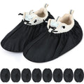 8 Pairs Reusable Shoe Covers Waterproof Non Slip Floor (8 Count)