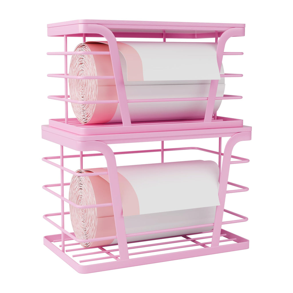 2 Pack Pink Trash Bag Holder (2 Count)