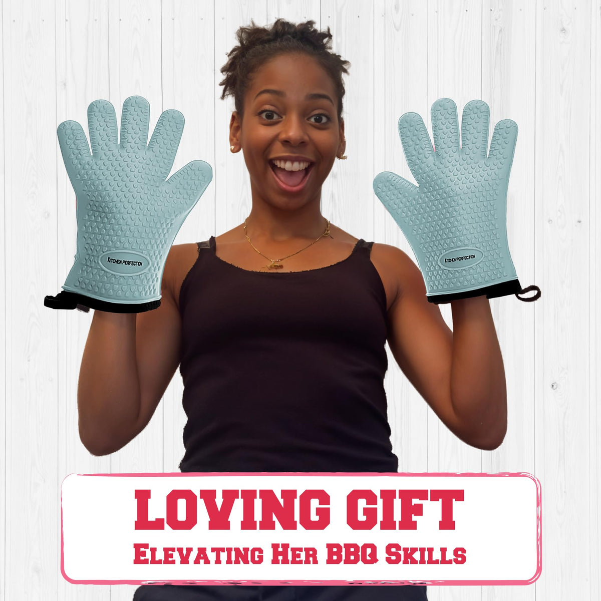 Silicone Smoker BBQ Gloves (2 Count)