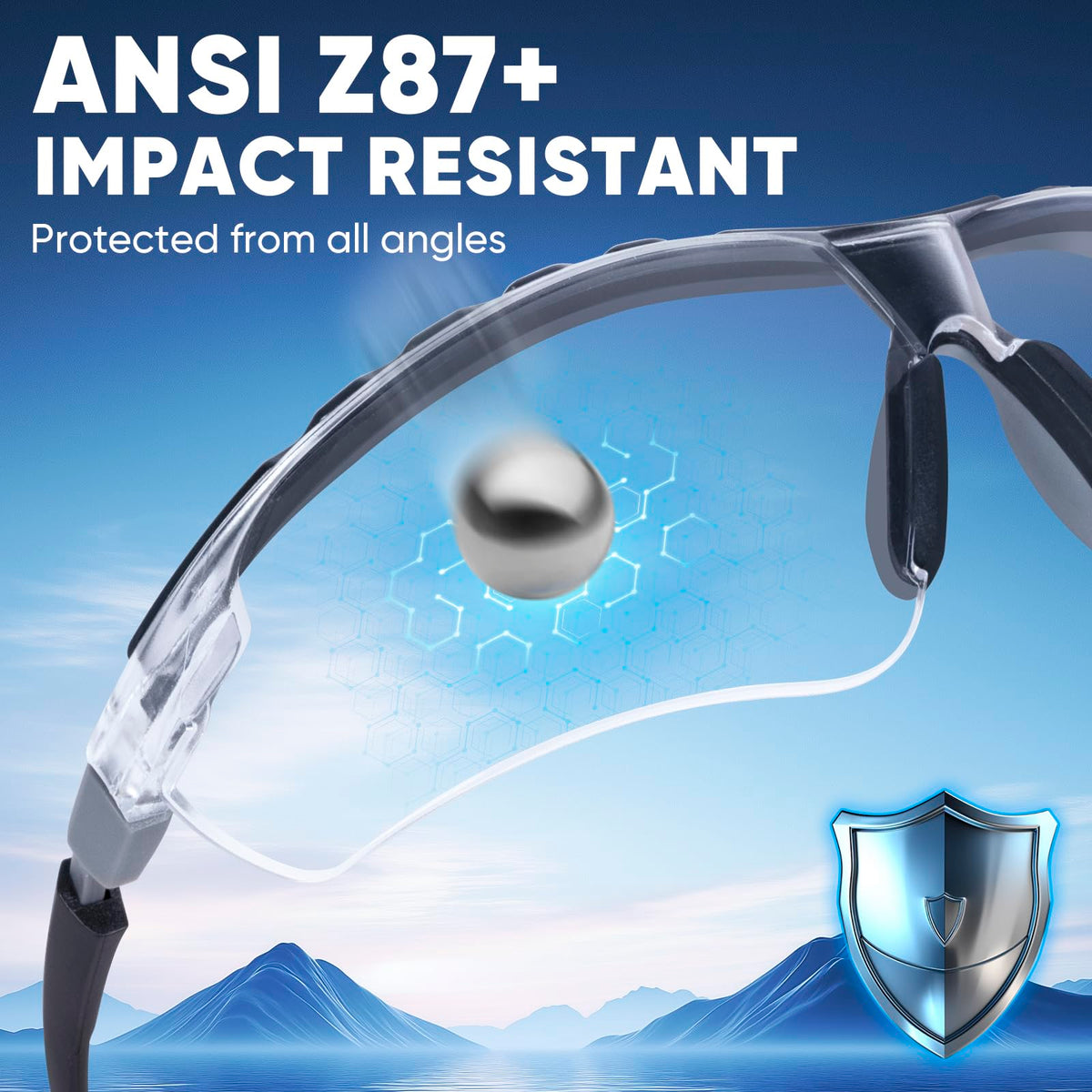 10PK Anti Fog Safety Glasses for Men & Women (10 Count)