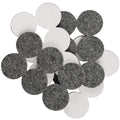 1 1 2" Round Heavy Duty Felt Furniture Pads for Effortless Moving and Surface Protection Across Hardwood (24 Count)