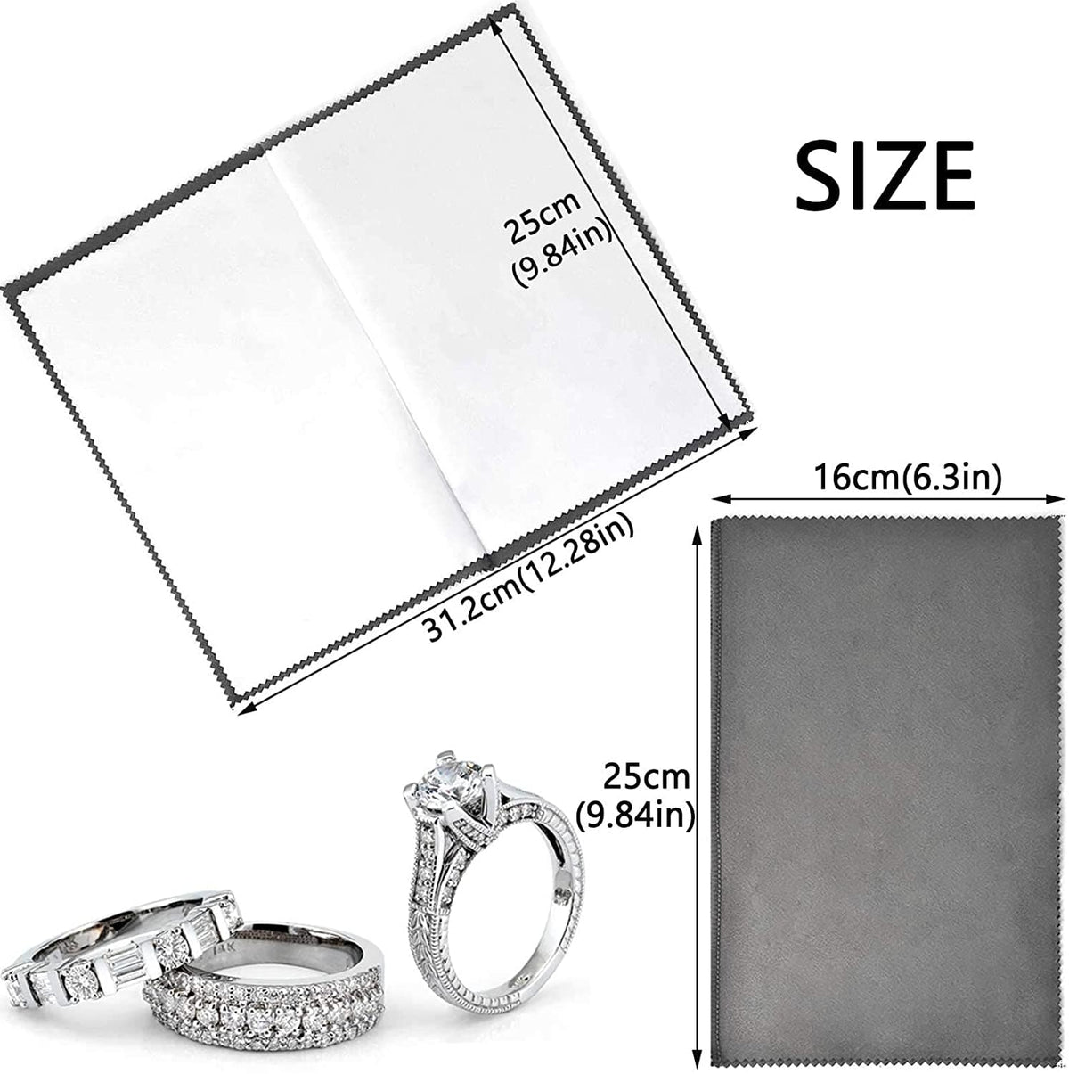 Silver Polishing Cloth (4 Count)