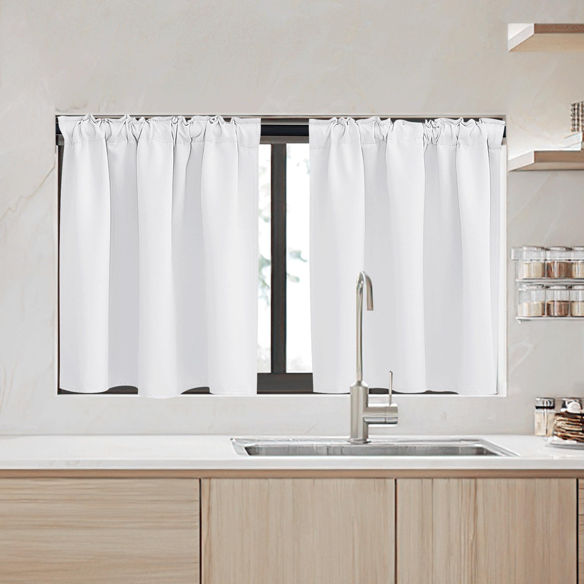 Small Window Curtains (2 Count)
