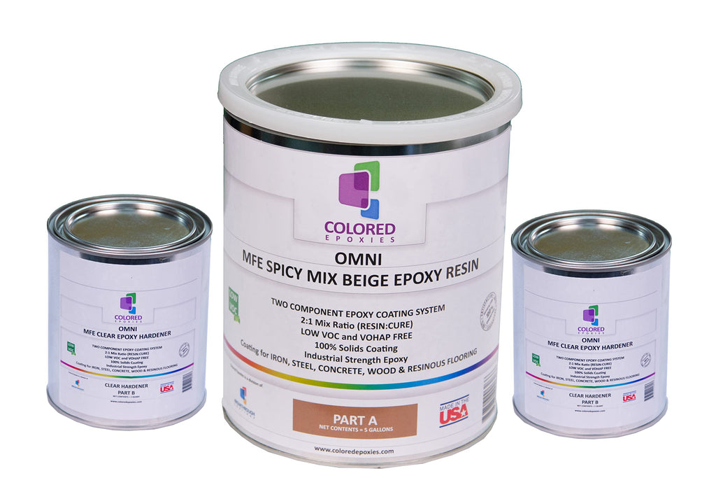 Spicy Mix Beige Epoxy Resin for Bar Tops (1920 Fl Oz)