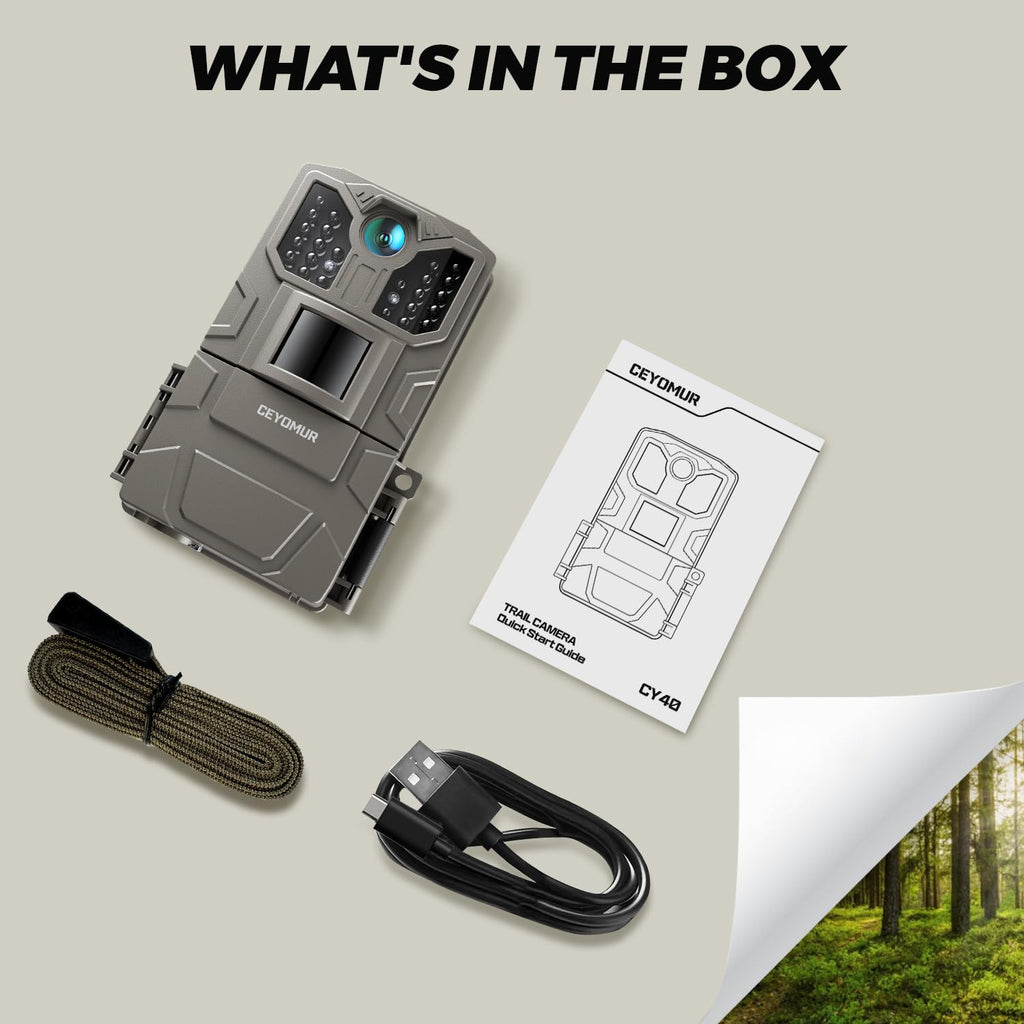 CEYOMUR Trail Camera - 36MP