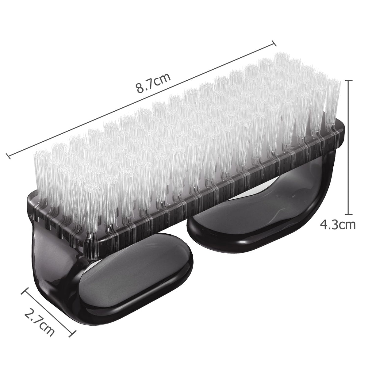 Handle Grip Nail Brush (4 Count)