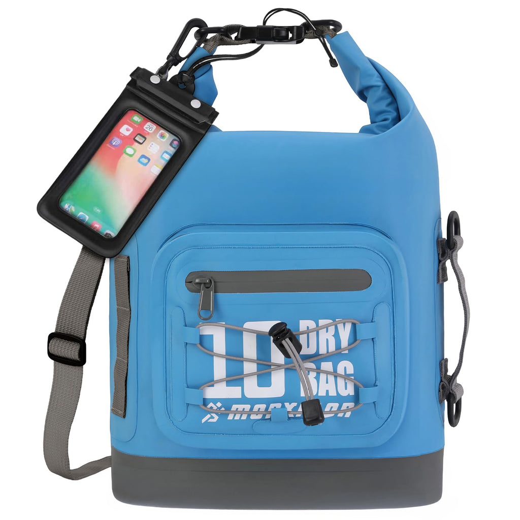 MORXPLOR Dry Bag Waterproof,5L/10L/20L/30L/40L/55L Roll Top Dry Bag Backpack with WaterProof Phone Case for Swim,Kayak