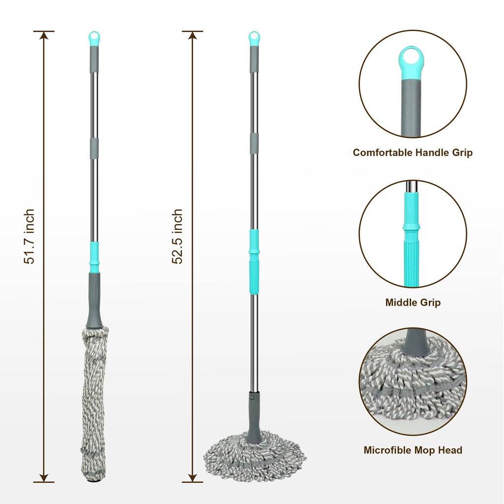 Self Wringing Mop Easy Squeeze Twist Mop