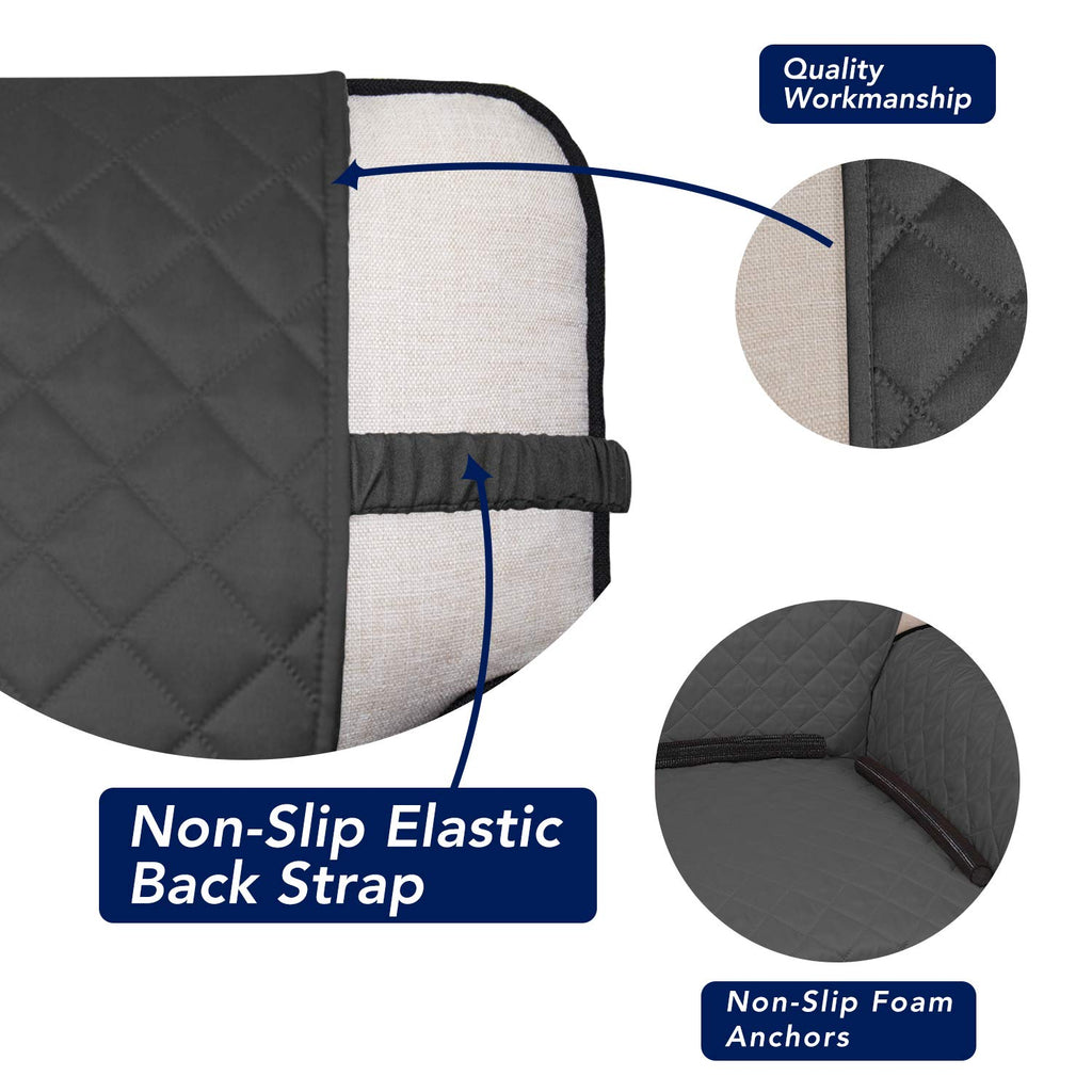 Reversible Quilted Sofa Cover