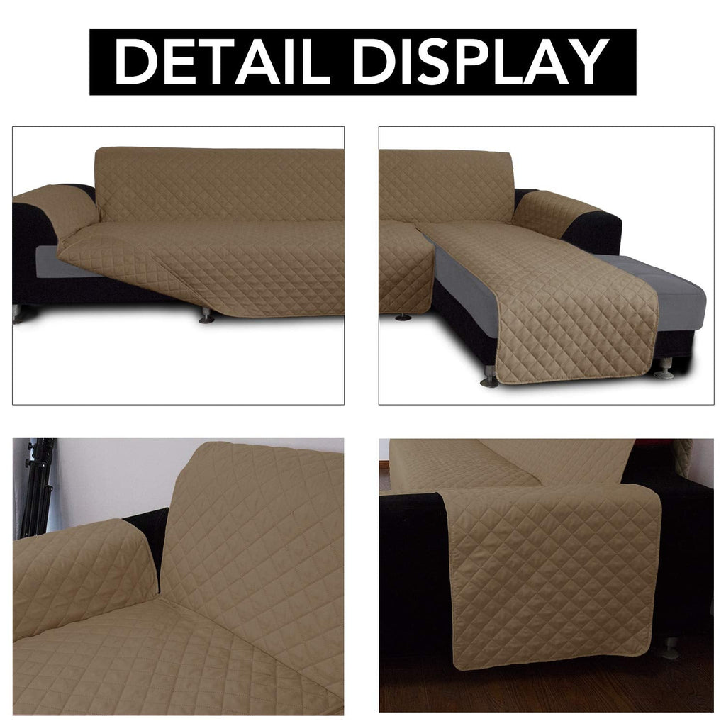 Sofa Slipcover L Shape Sofa Cover Sectional Couch Cover Furniture Protector Mat for Pets Dog Cat