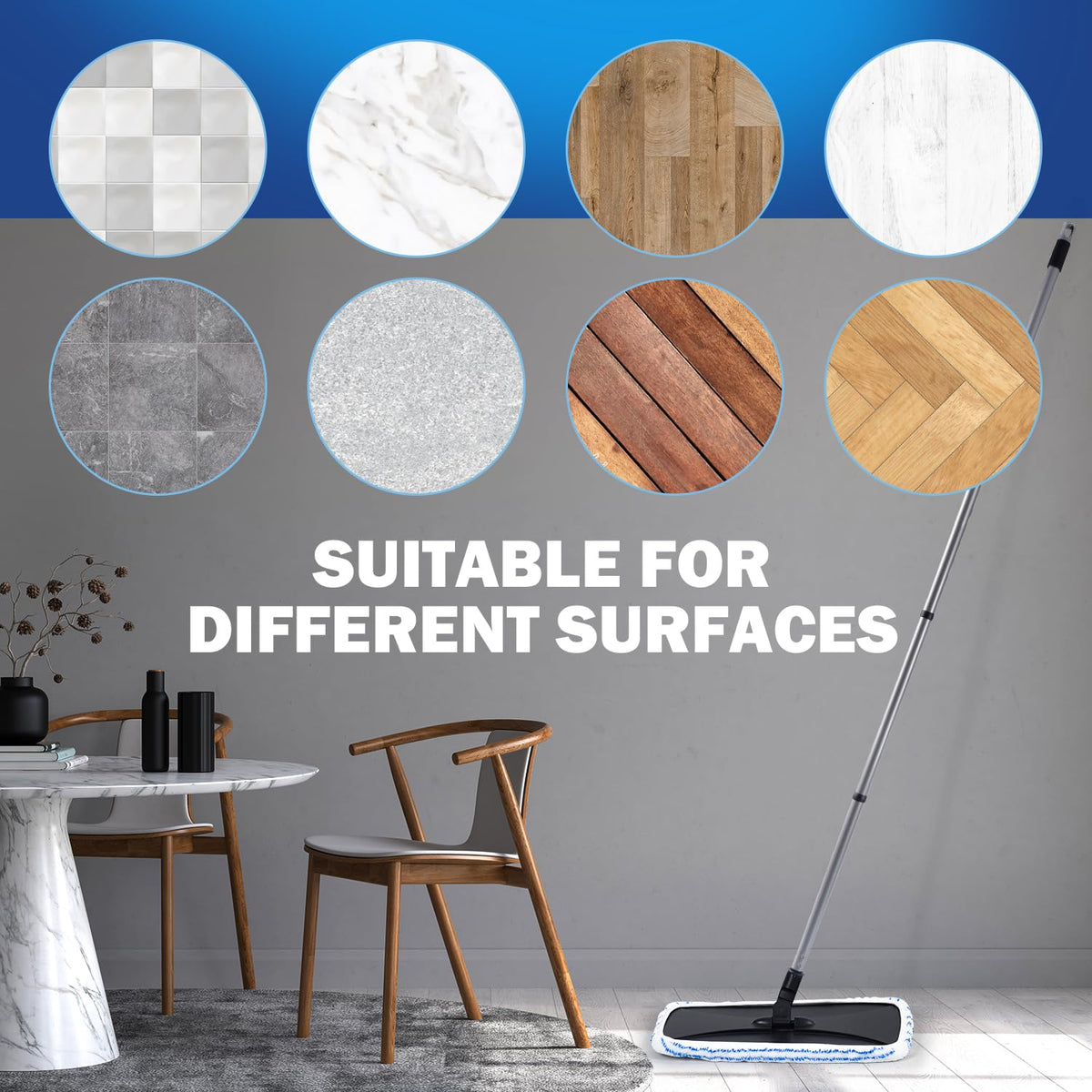 Large Surface Flat Mop