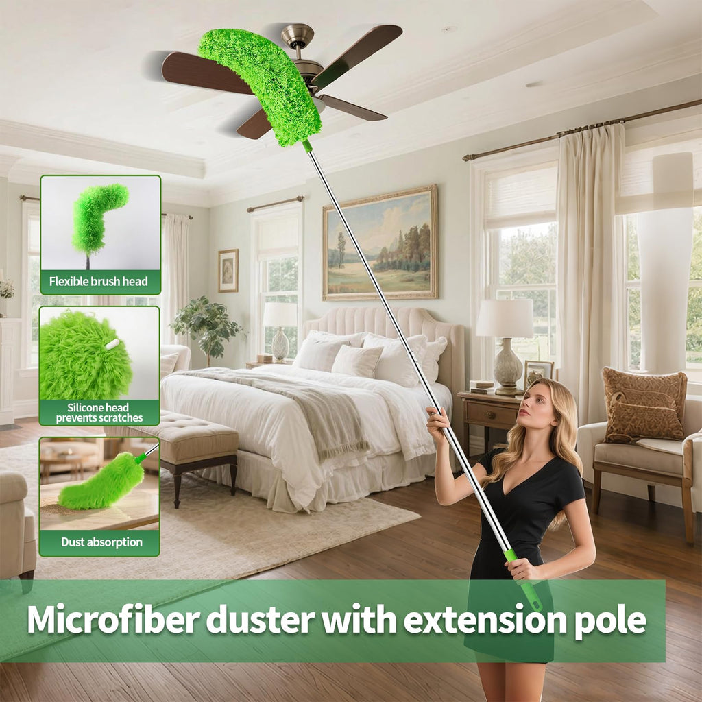 dusters for Cleaning extendable Long Handle
