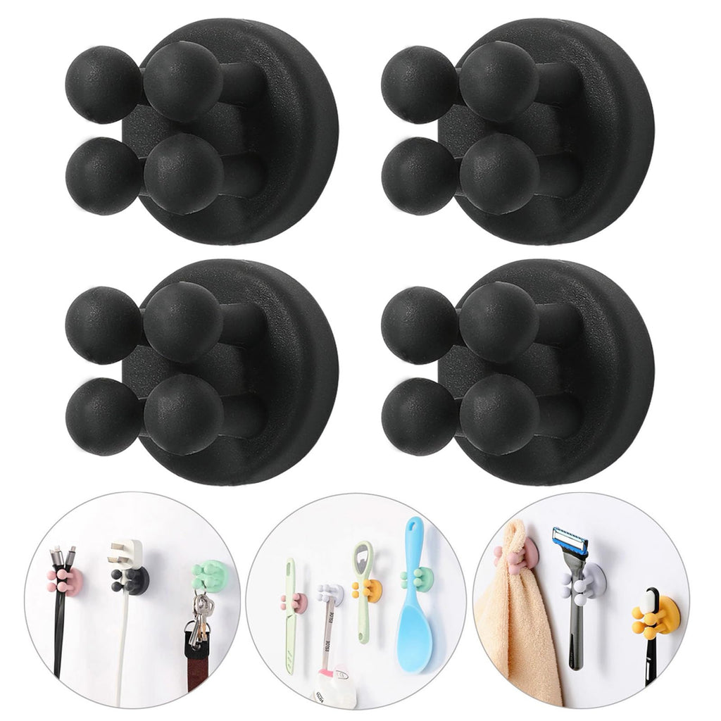Razor Holder for Shower Hooks (4 Count)