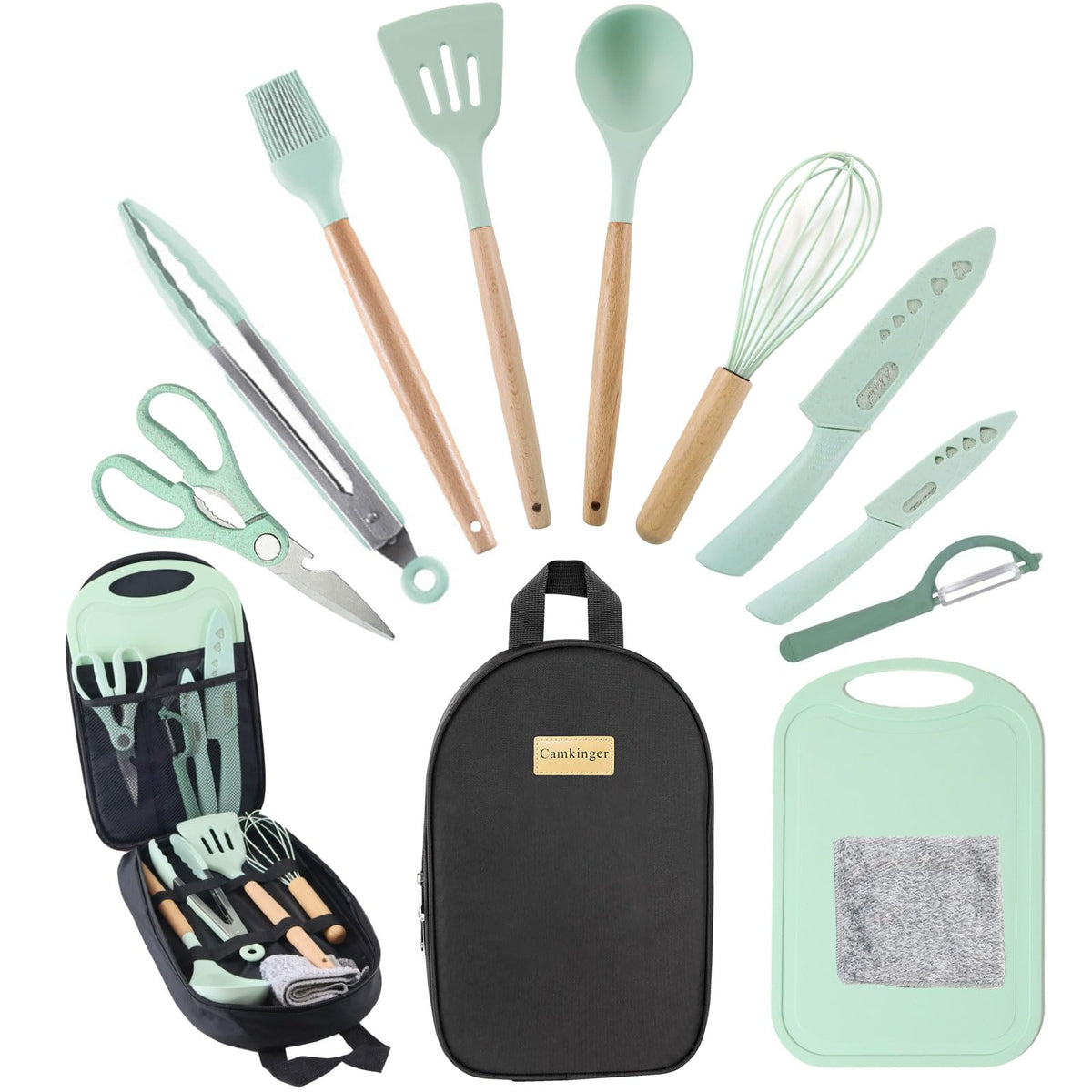 Camkinger Camping Cookware Set | Portable Outdoor Cooking Kit