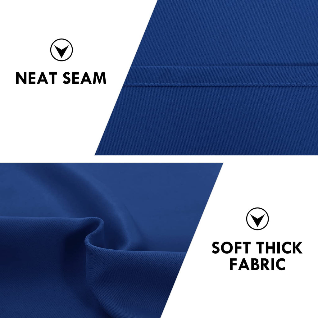 Blackout Curtains for Bedroom Living Room 42 x 45 Inch Long 2 Panels (2 Count)