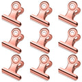 30 Pack Small Rose Gold Bull Clips (30 Count)