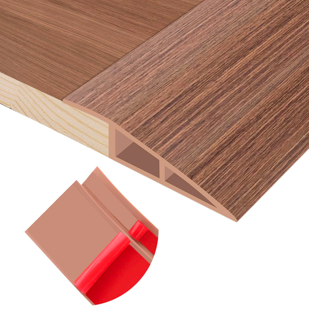 Floor Transition Strip Self Adhesive Vinyl Door Threshold Strip (3.3 Foot)