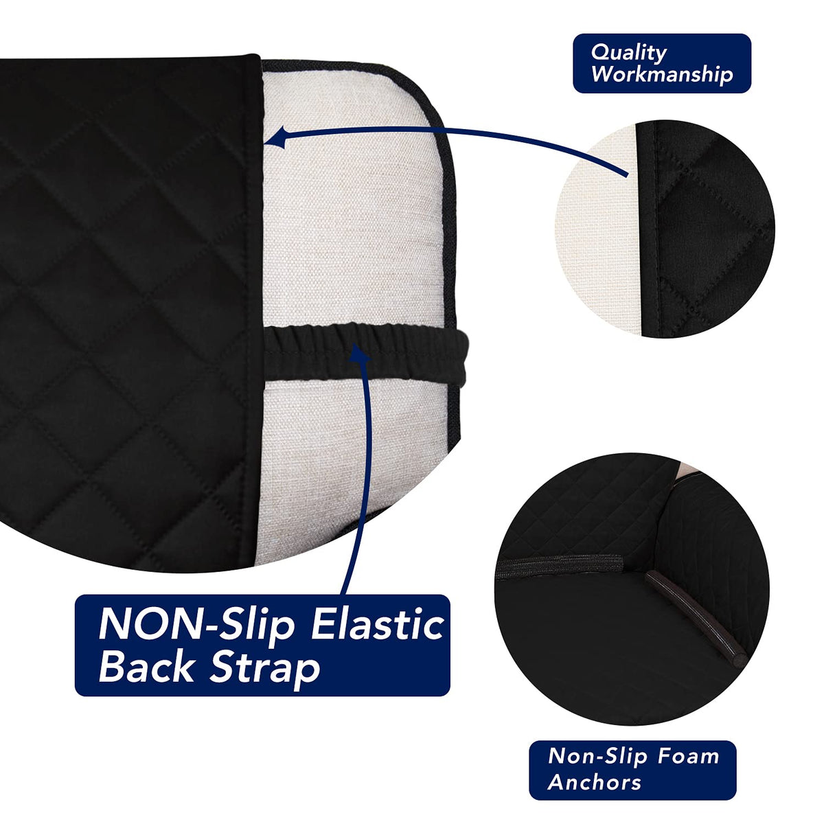 Reversible Quilted Couch Covers for Dogs Oversized Sofa Cover 78”