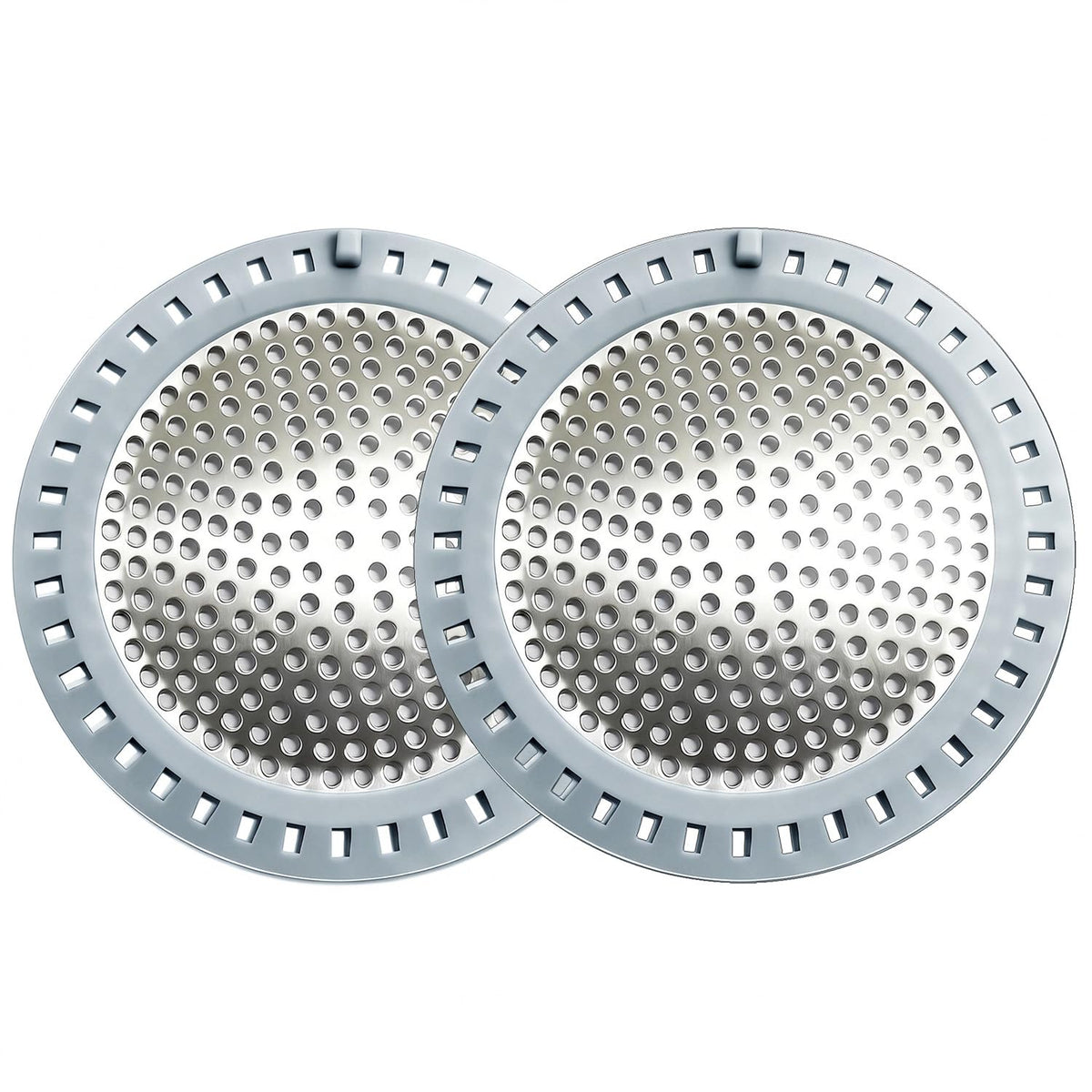 2PCS Shower Drain Hair Catcher (2 Count)