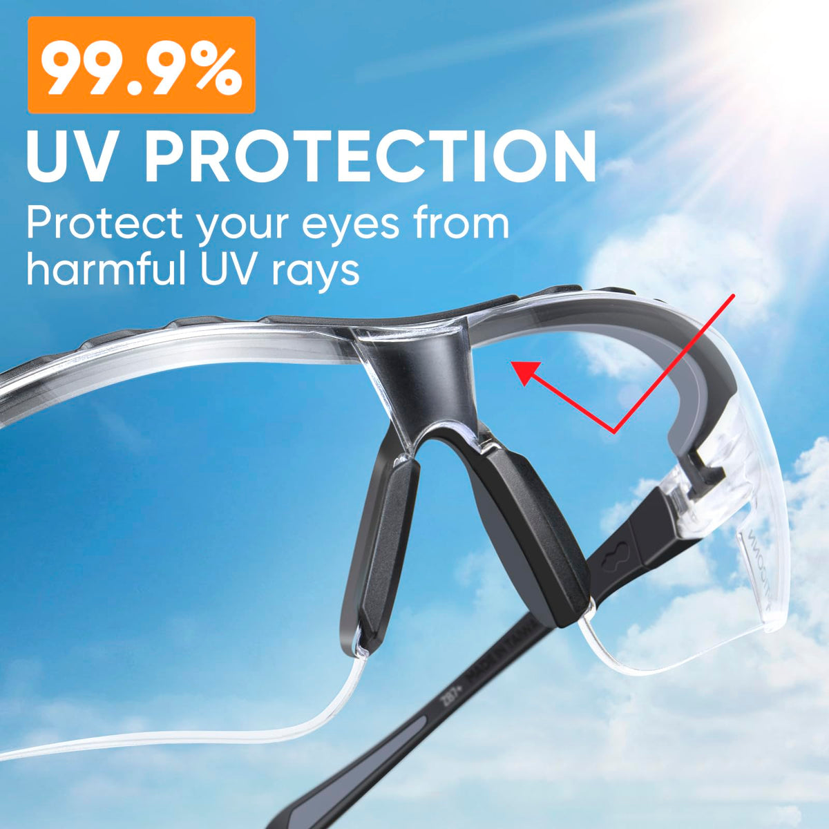 3PK Anti Fog Safety Glasses for Men & Women (3 Count)