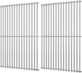 GasSaf 19.5" Grill Grates for Weber Genesis 300, Weber Genesis Grill Grates 7524 7528, 7MM SUS304 Replacement Parts for E310 E320 E330 S310 S320 S330(2007-2016), Pit Boss PB700 Series Cooking Grids