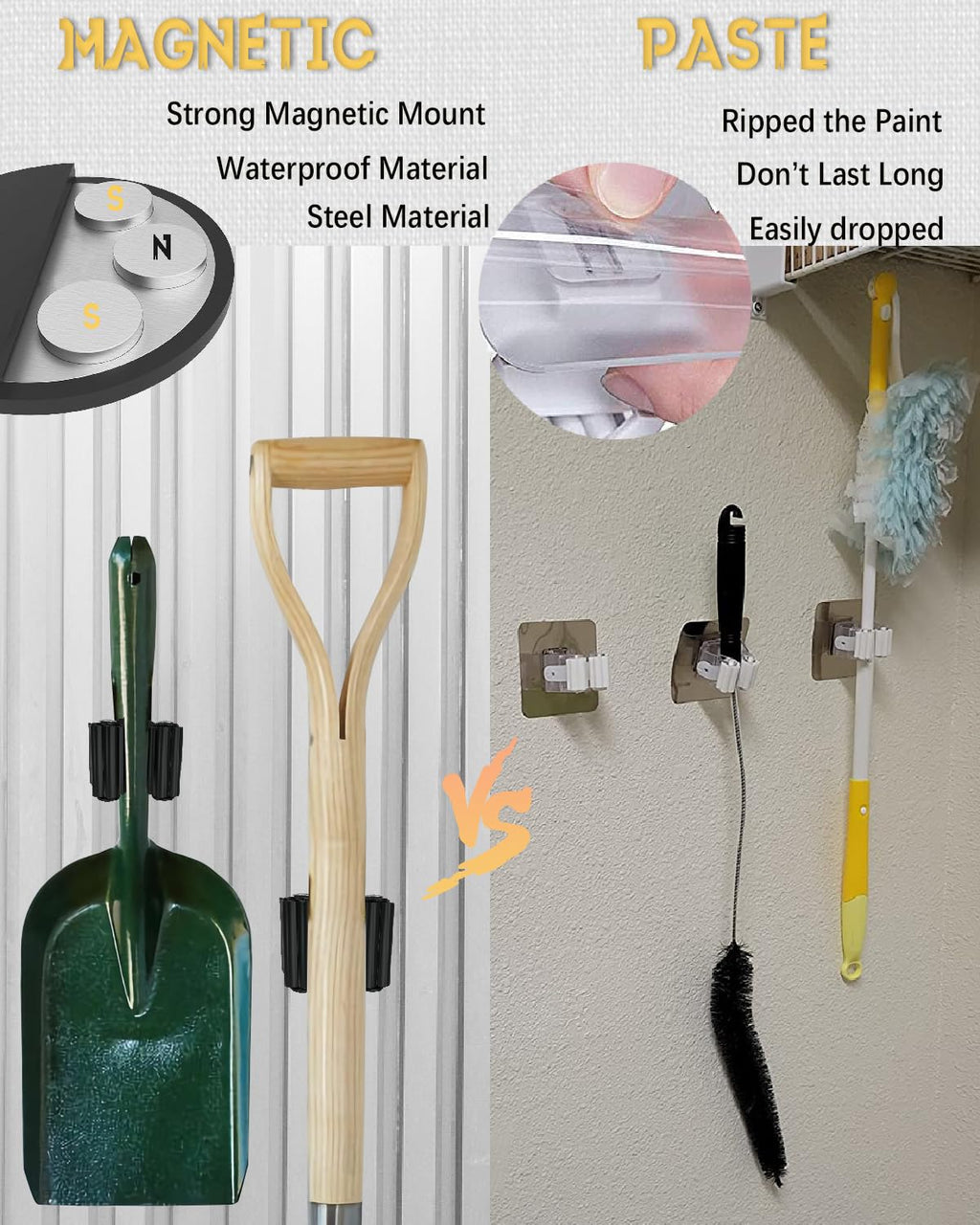 Mop Holder Magnetic (4 Count)