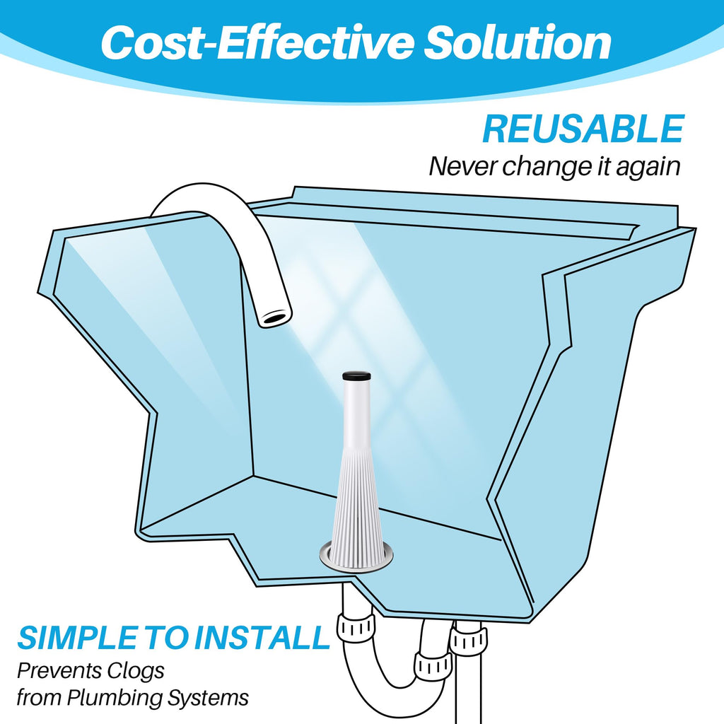 1 Pack Lint Trap for Washer and Utility Sink Drains
