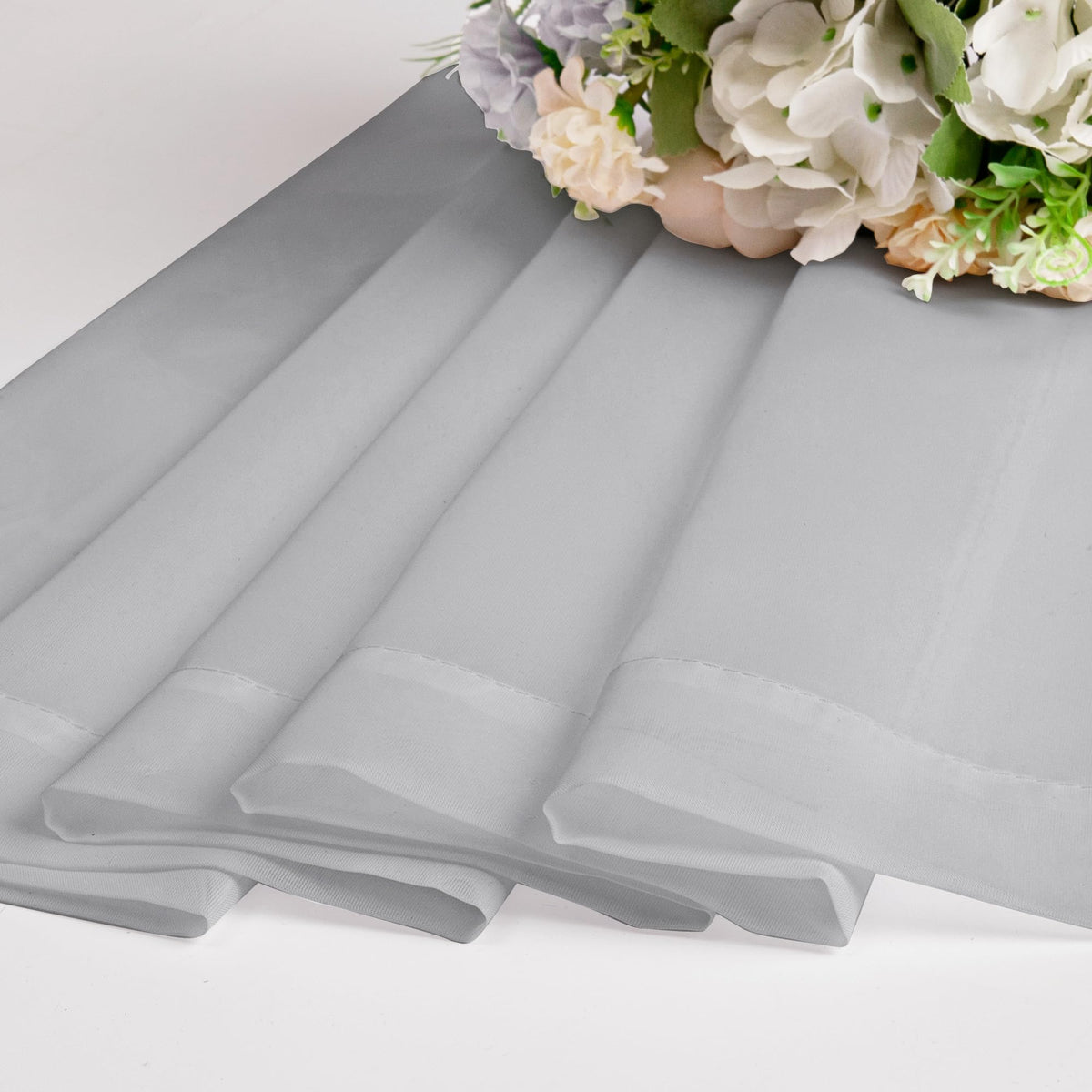 Light Grey Sheer Curtains 96 inches Long 2 Panels (2 Count)