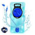 Hydration Bladder, 1.5L Water Bladder for Hiking Backpack Leak Proof Water Reservoir Storage, 1.5 Liter BPA-Free Water Pouch Hydration Pack Replacement for Biking Climbing Cycling Running, Blue