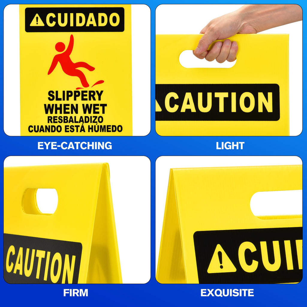 MATTHEW CLEANING 19'' Industrial Wet Floor Sign 12 Pack 2