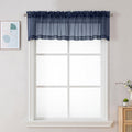Sheer Window Valance Curtains