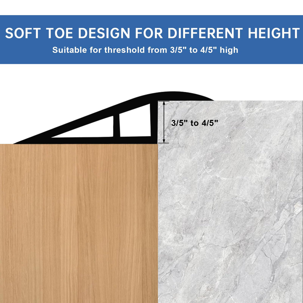 Vinyl Door Threshold Flooring Transition Strip Self Adhesive Carpet Edging Strip for Laminate Doorway Edge Threshold from 3