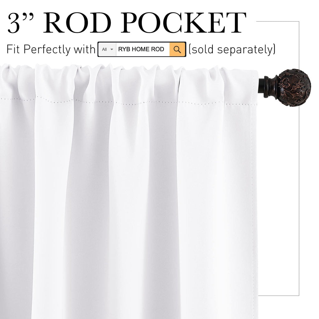 Short Privacy Curtains 30 inch Long for Bathroom Window